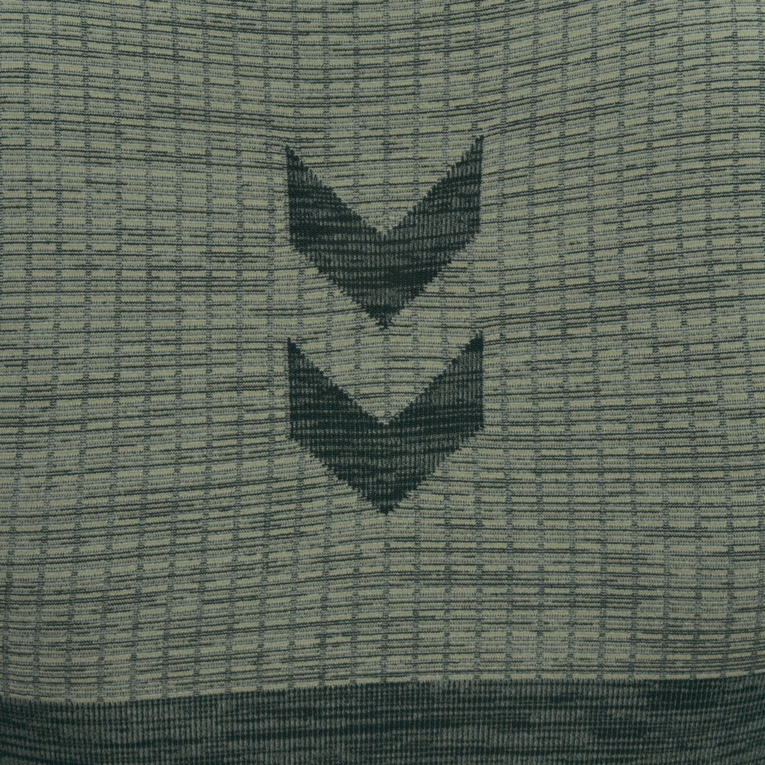 Hummel hmlVERA SEAMLESS SPORTS TOP - DARKEST SPRUCE/BASIL MELANGE
