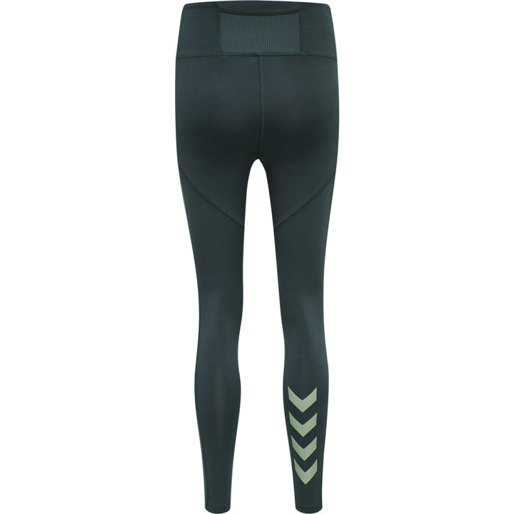 Hummel hmlNORMA HIGH WAIST TIGHTS - DARKEST SPRUCE