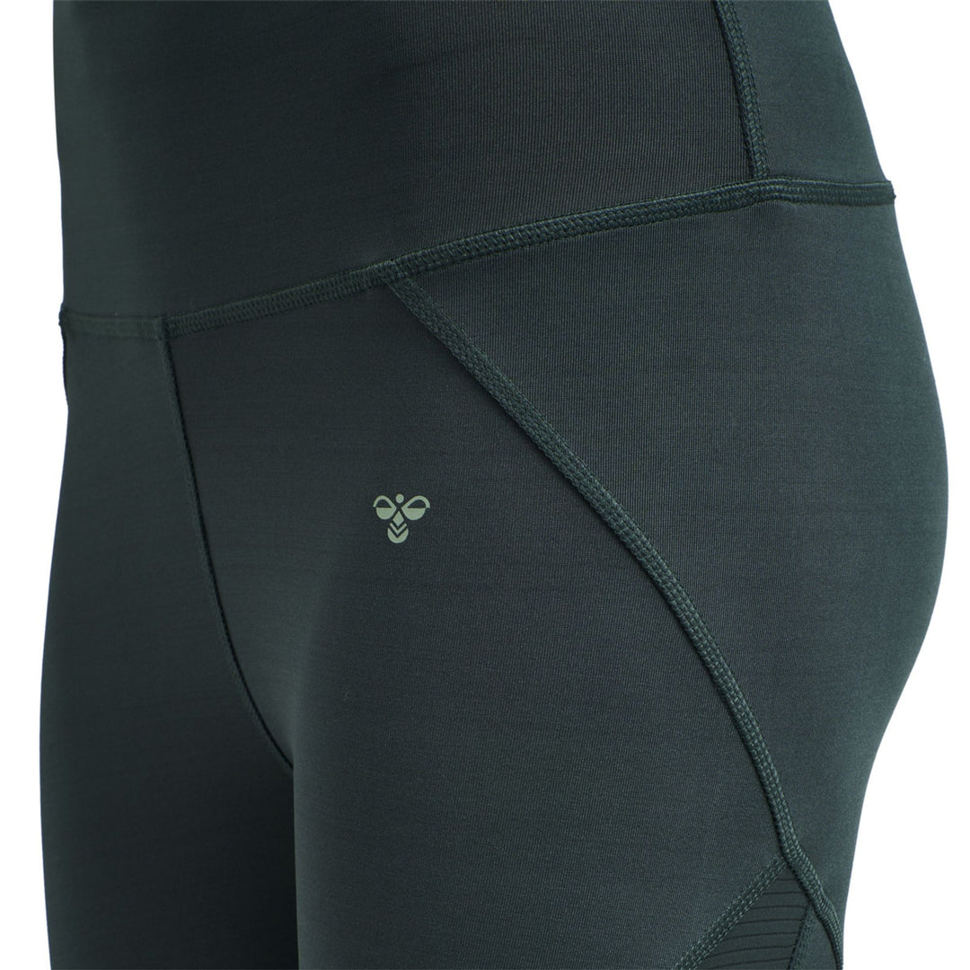 Hummel hmlNORMA HIGH WAIST TIGHTS - DARKEST SPRUCE