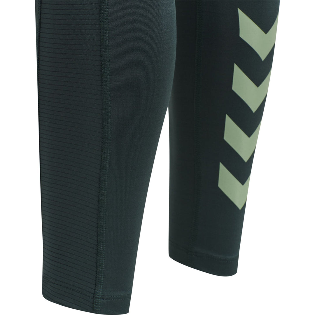 Hummel hmlNORMA HIGH WAIST TIGHTS - DARKEST SPRUCE
