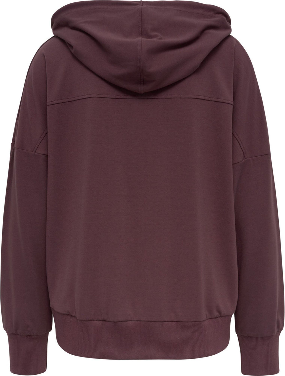 Hummel hmlLUISE LOOSE ZIP HOODIE - FUDGE
