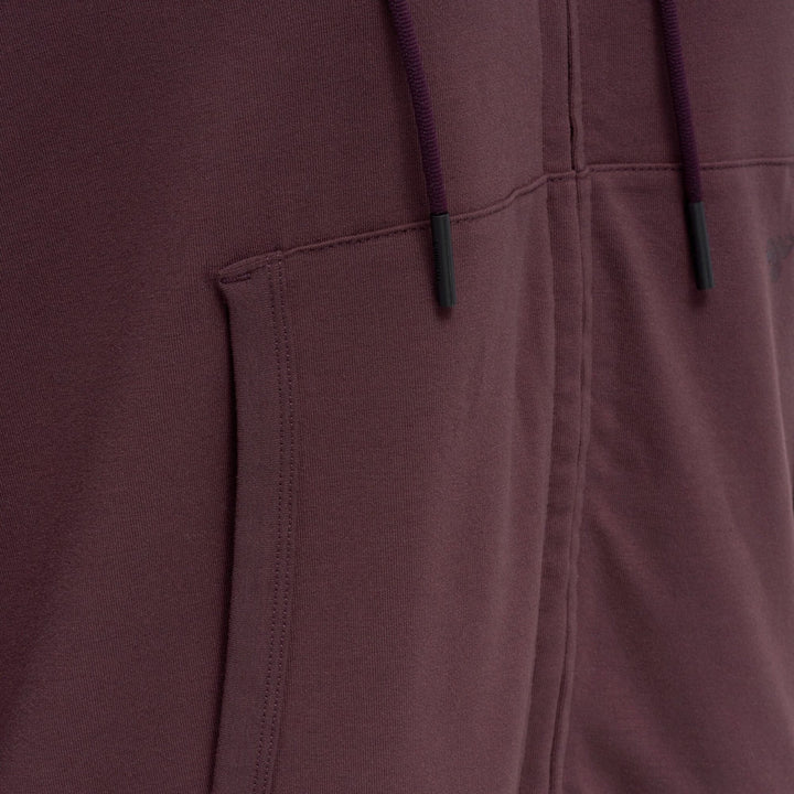 Hummel hmlLUISE LOOSE ZIP HOODIE - FUDGE