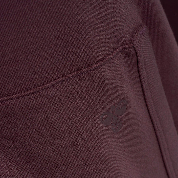 Hummel hmlLUISE LOOSE ZIP HOODIE - FUDGE
