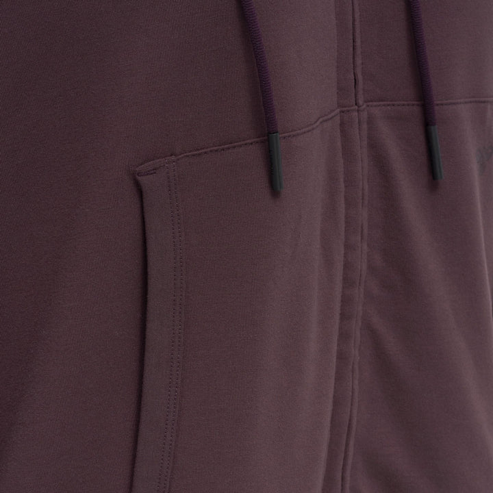 Hummel hmlLUISE LOOSE ZIP HOODIE - FUDGE