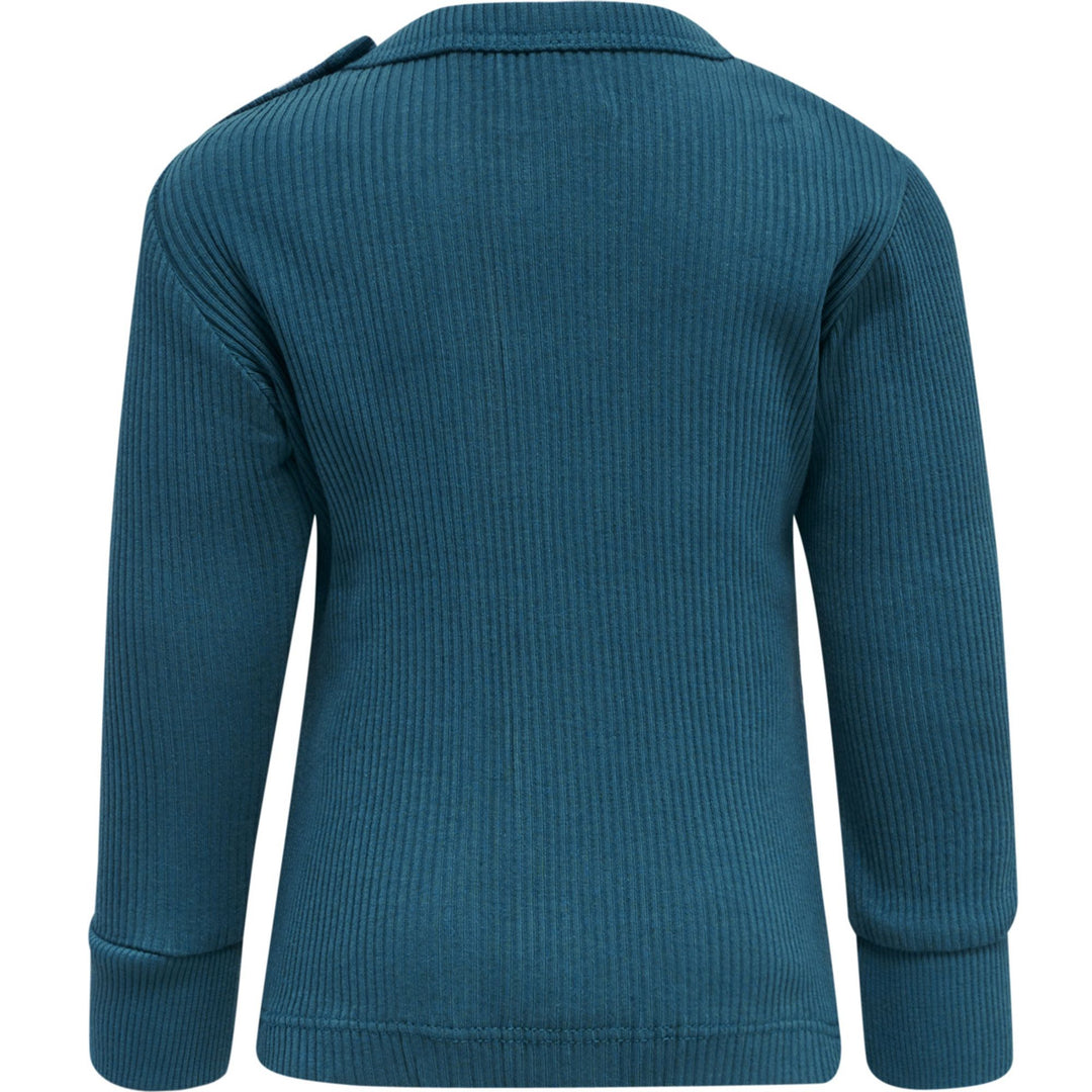 Hummel hmlSAMI T-SHIRT L/S - BLUE CORAL - 56 - blue coral