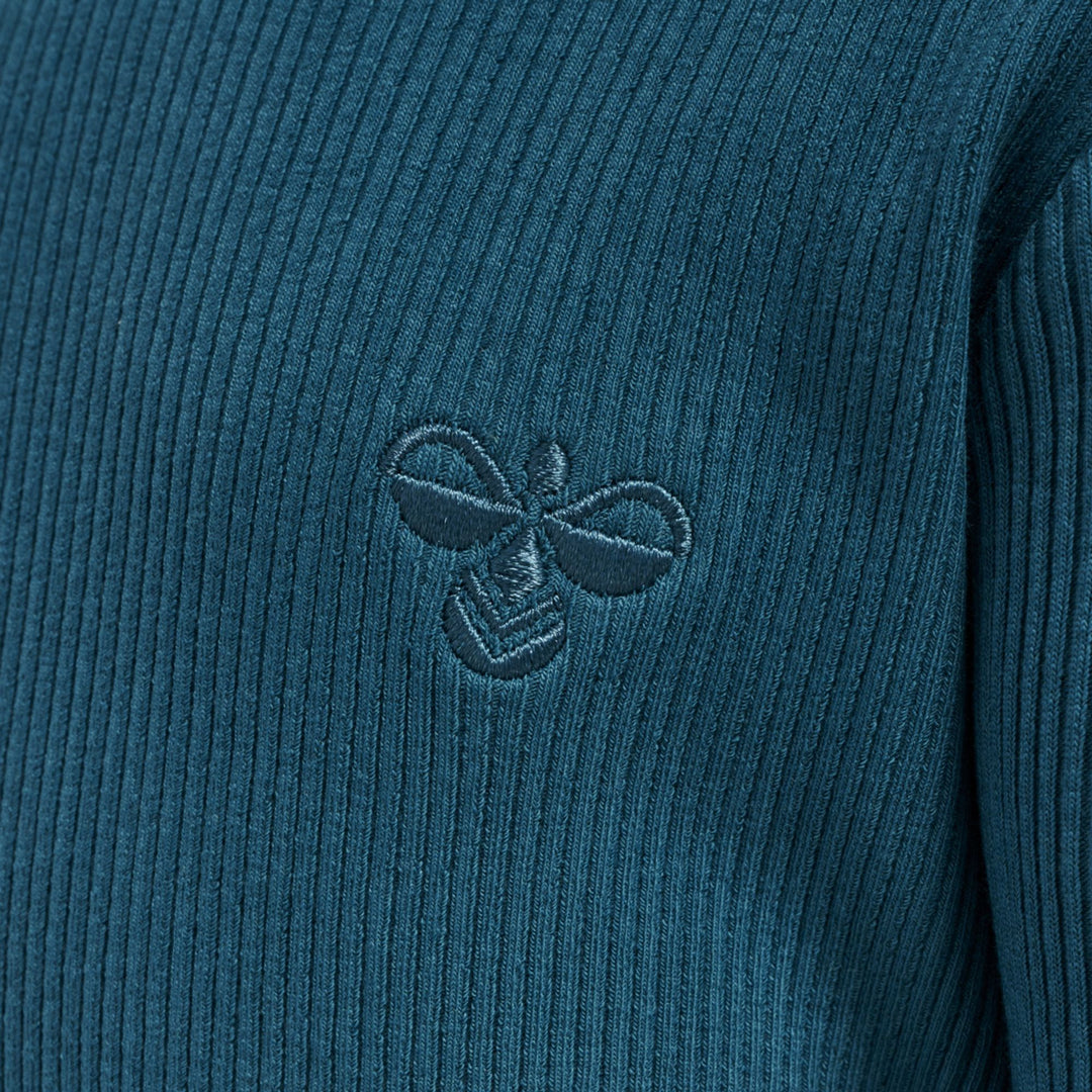 Hummel hmlSAMI T-SHIRT L/S - BLUE CORAL - 56 - blue coral
