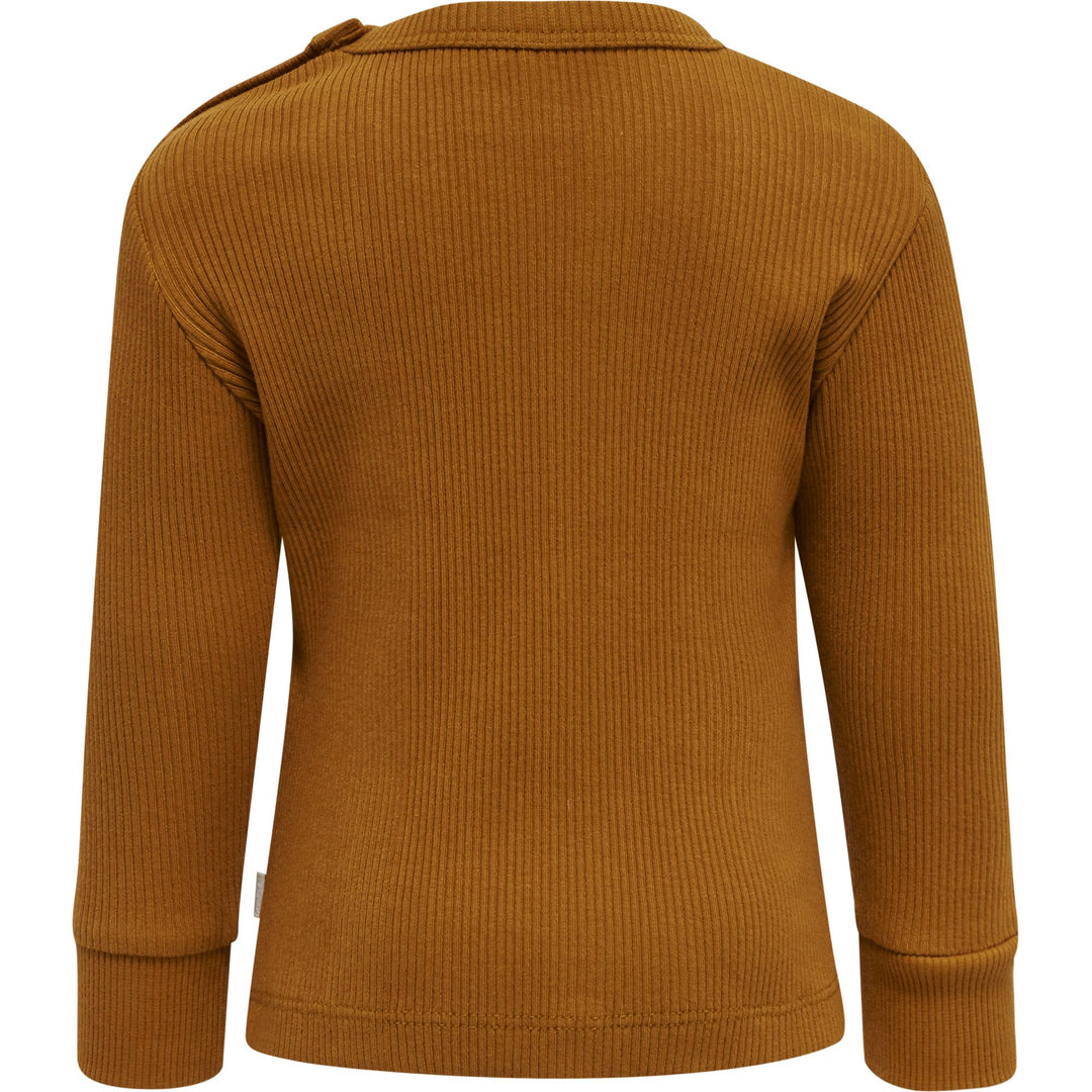 Hummel hmlSAMI T-SHIRT L/S - GLAZED GINGER - 56 - glazed ginger
