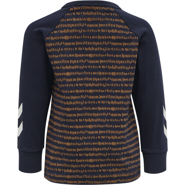 Hummel hmlBUSTER T-SHIRT L/S - black iris