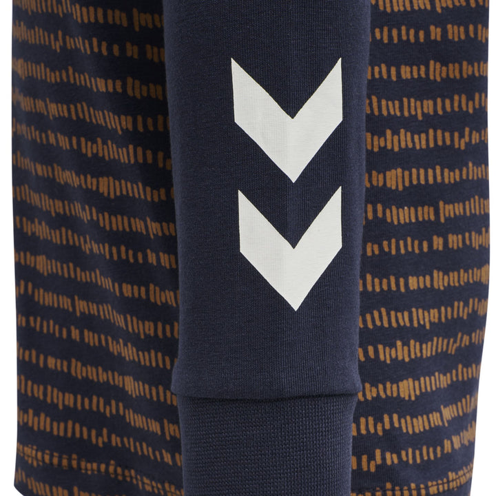 Hummel hmlBUSTER T-SHIRT L/S - black iris