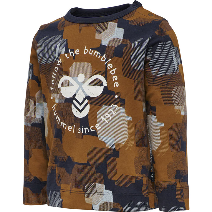 Hummel hmlBUDDY T-SHIRT L/S - BLACK IRIS