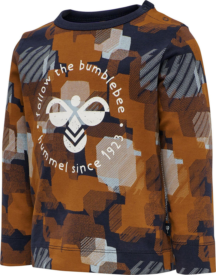 Hummel hmlBUDDY T-SHIRT L/S - BLACK IRIS