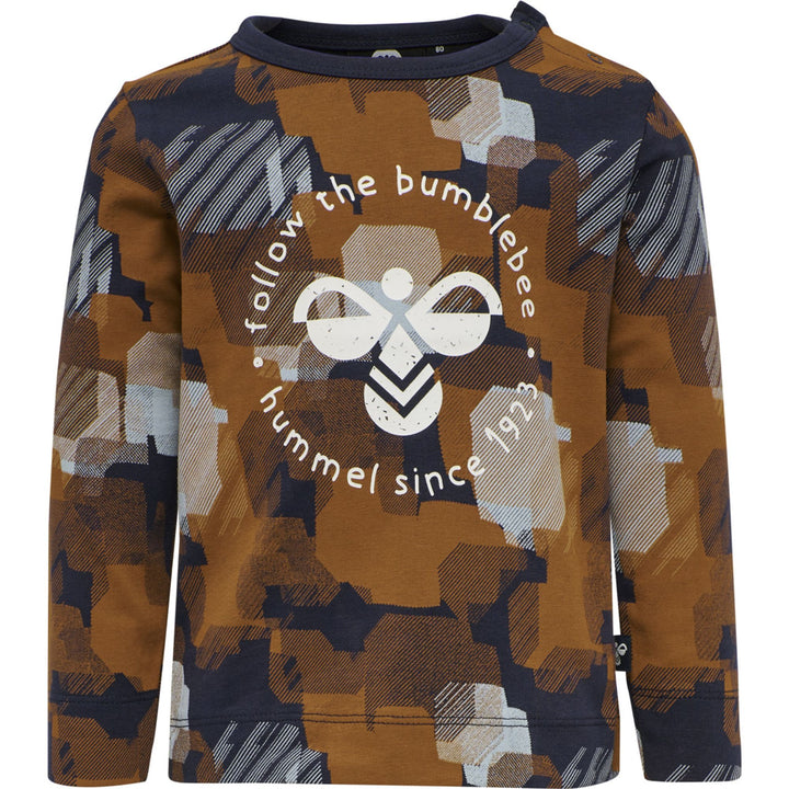 Hummel hmlBUDDY T-SHIRT L/S - BLACK IRIS
