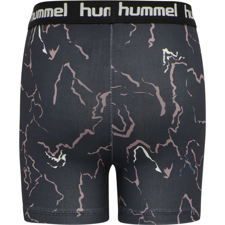 Hummel hmlMIMMI TIGHT SHORTS - CAVIAR/TWILIGHT MAUVE
