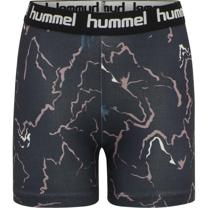 Hummel hmlMIMMI TIGHT SHORTS - CAVIAR/TWILIGHT MAUVE
