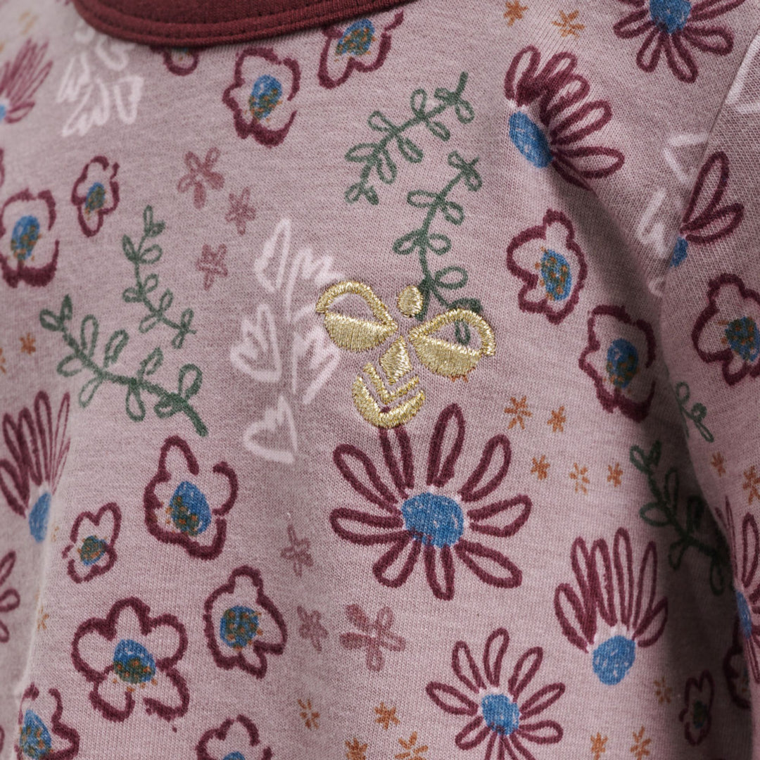 Hummel hmlCRAYON DRESS L/S - WOODROSE