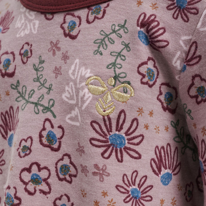 Hummel hmlCRAYON DRESS L/S - WOODROSE