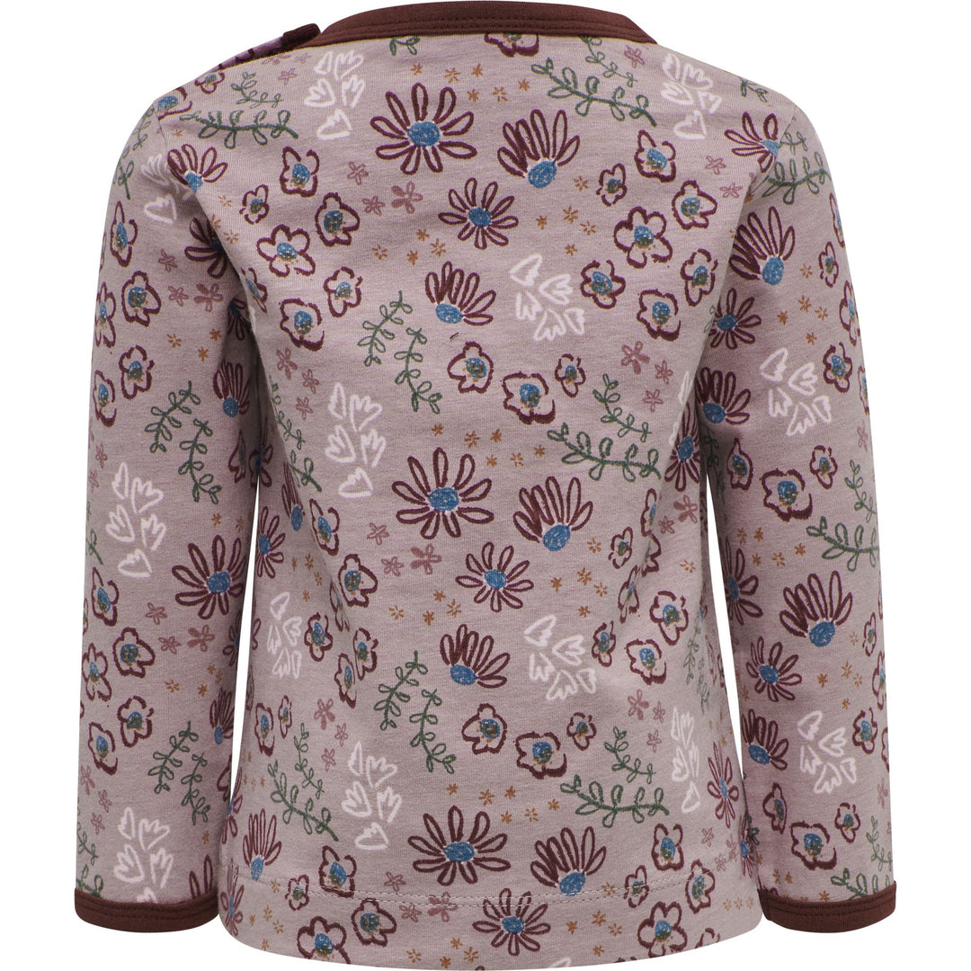 Hummel hmlCRAYON T-SHIRT L/S - WOODROSE