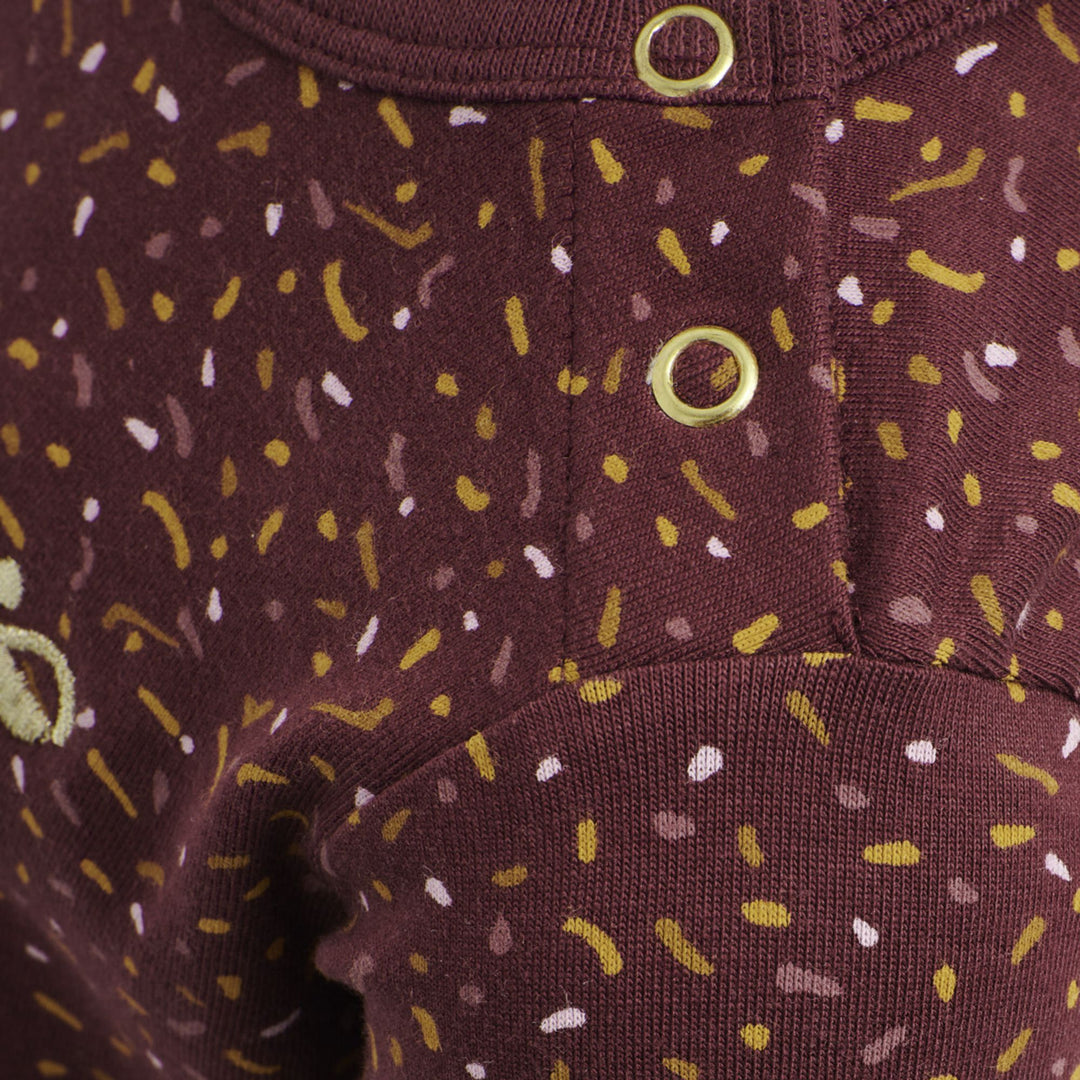 Hummel hmlSPRINKLE T-SHIRT L/S - CHOCOLATE TRUFFLE