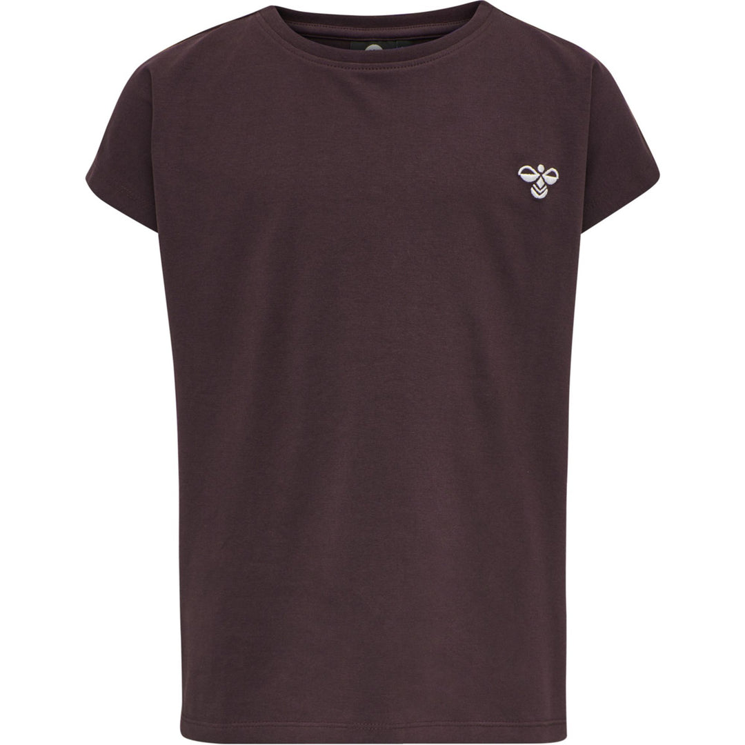 Hummel hmlDOCE T-SHIRT S/S - FUDGE
