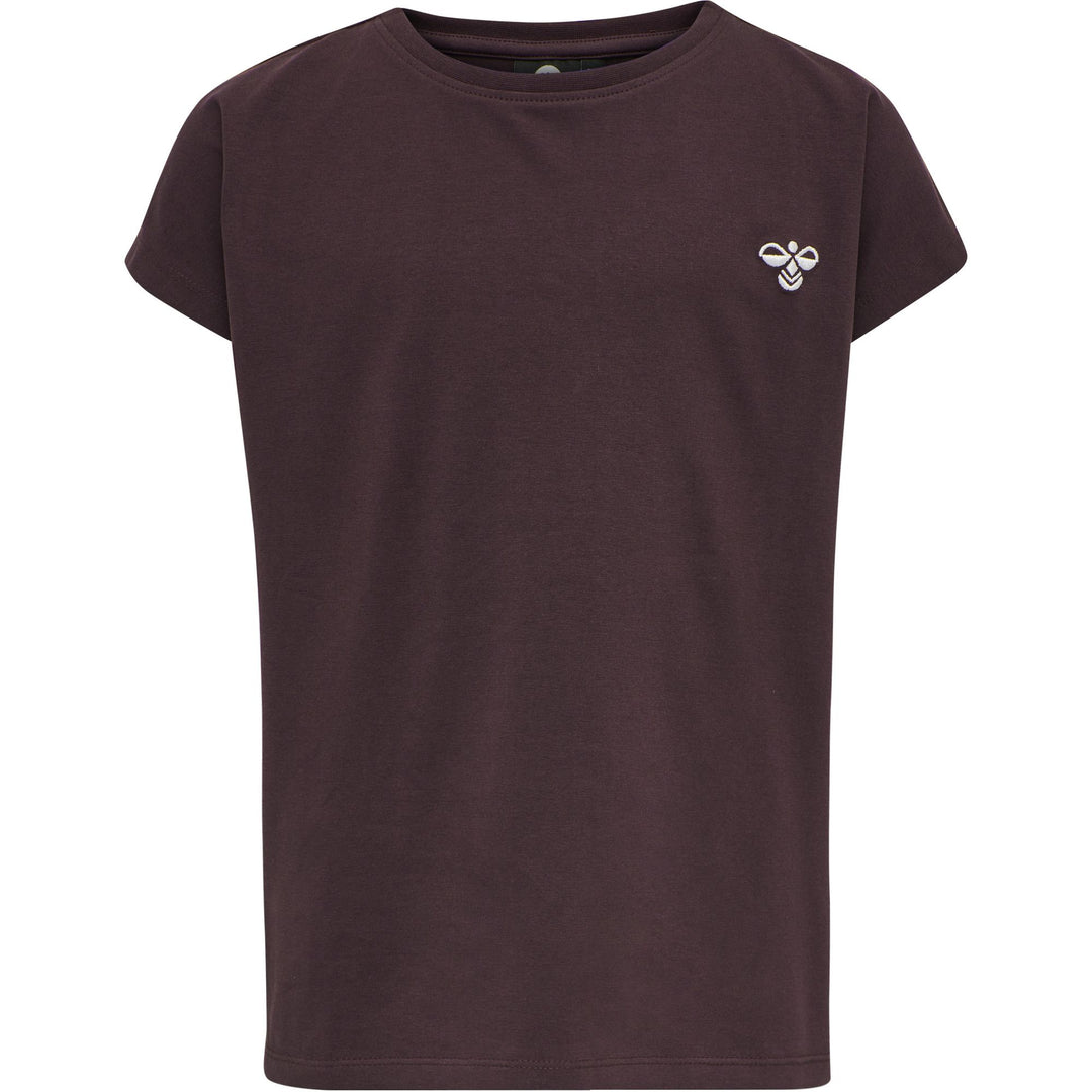 Hummel hmlDOCE T-SHIRT S/S - FUDGE