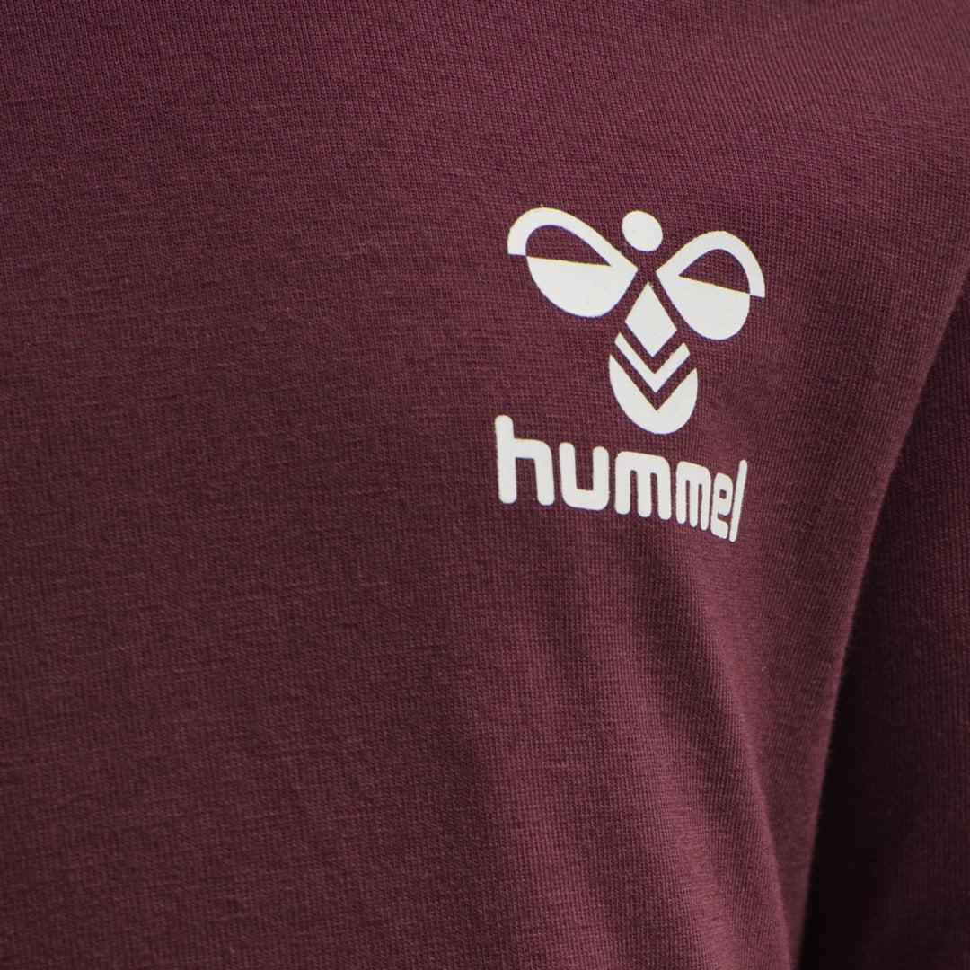 Hummel hmlMAUILINO T-SHIRT L/S - CHOCOLATE TRUFFLE