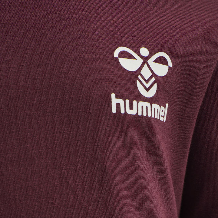 Hummel hmlMAUILINO T-SHIRT L/S - CHOCOLATE TRUFFLE