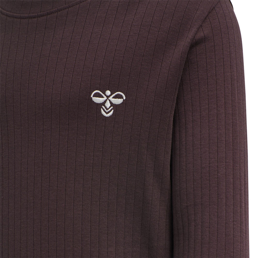 Hummel hmlNANETTE T-SHIRT L/S - FUDGE