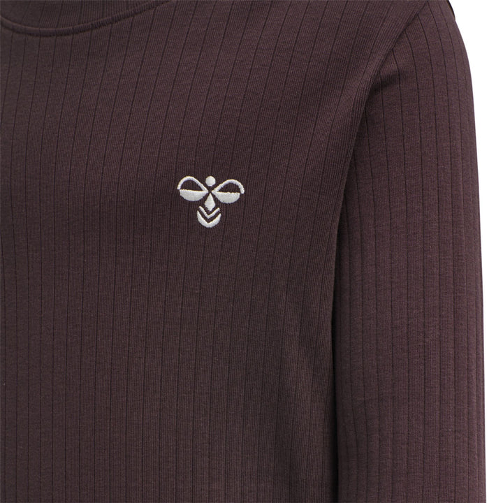 Hummel hmlNANETTE T-SHIRT L/S - FUDGE