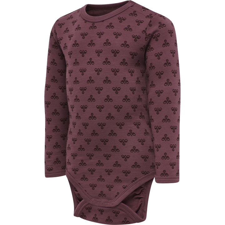 Hummel Hmlbambo Body L/S - roan rouge