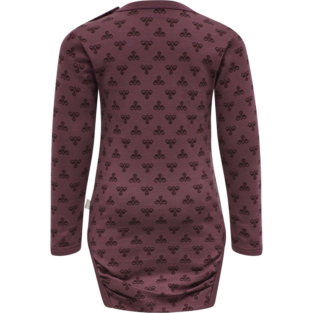 Hummel Hmlbambo Body L/S - roan rouge