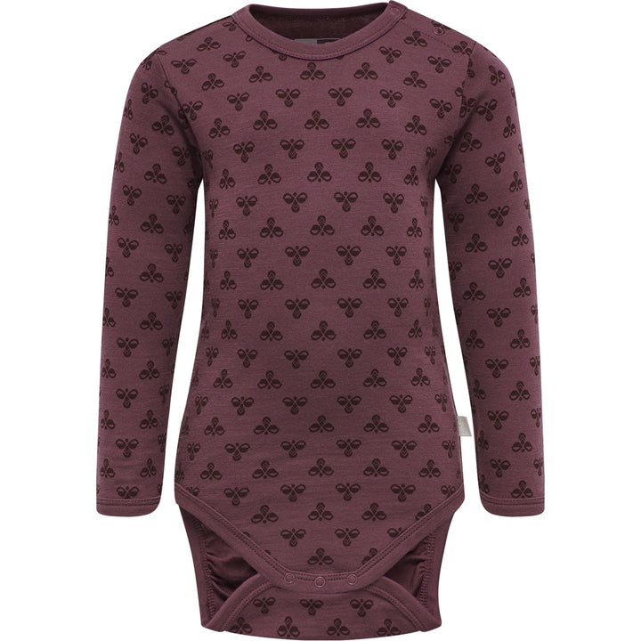 Hummel Hmlbambo Body L/S - roan rouge