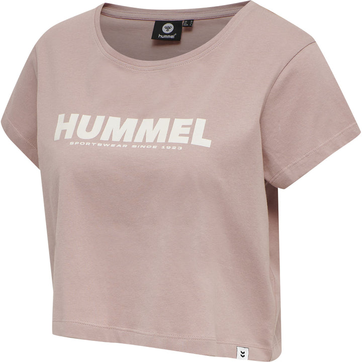 Hummel Hmllegacy Woman Cropped T-Shirt - woodrose