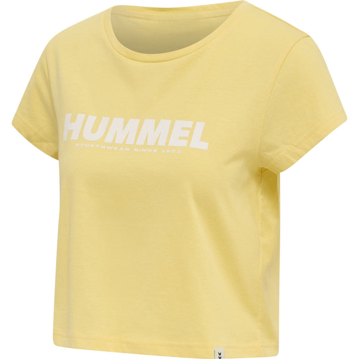 Hummel Hmllegacy Woman Cropped T-Shirt - golden haze