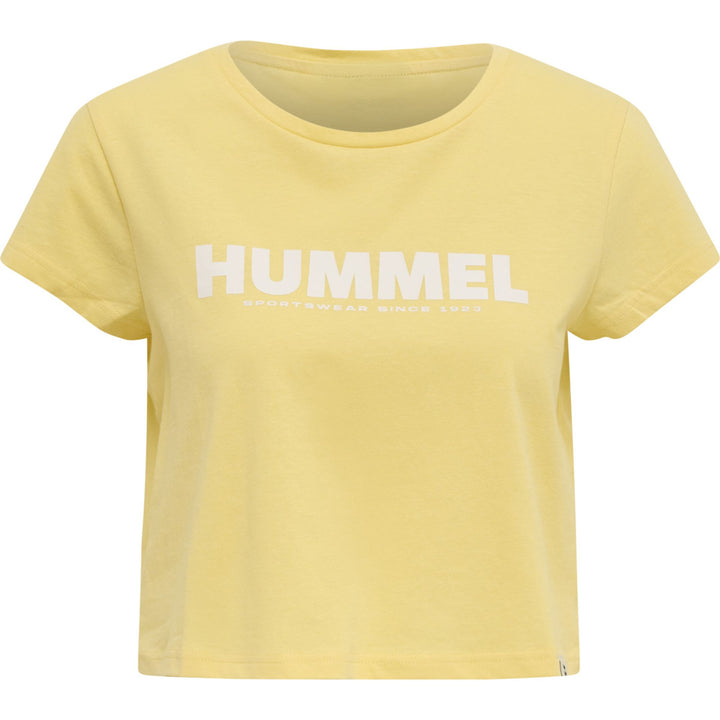 Hummel Hmllegacy Woman Cropped T-Shirt - golden haze
