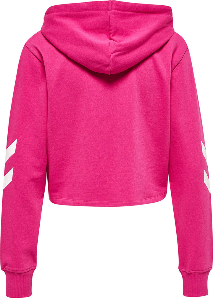 Hummel Hmllegacy Woman Cropped Hoodie - raspberry rose