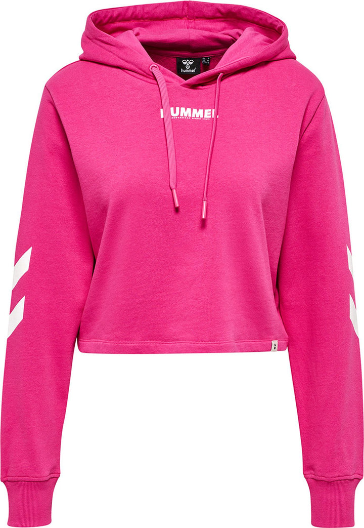 Hummel Hmllegacy Woman Cropped Hoodie - raspberry rose
