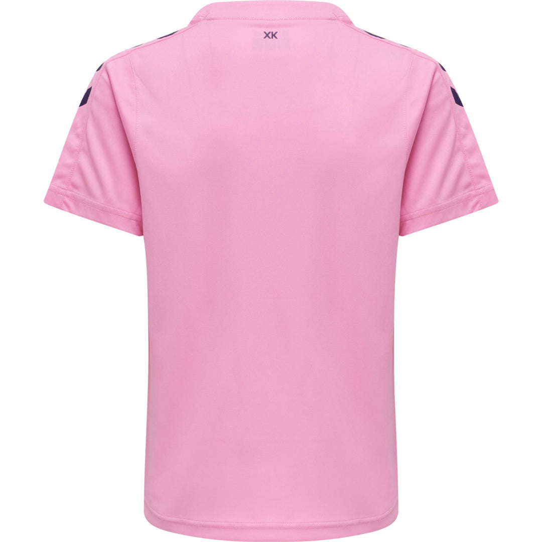 Hummel Hmlcore Xk Striped Jersey Kids S/S - cotton candy/acai