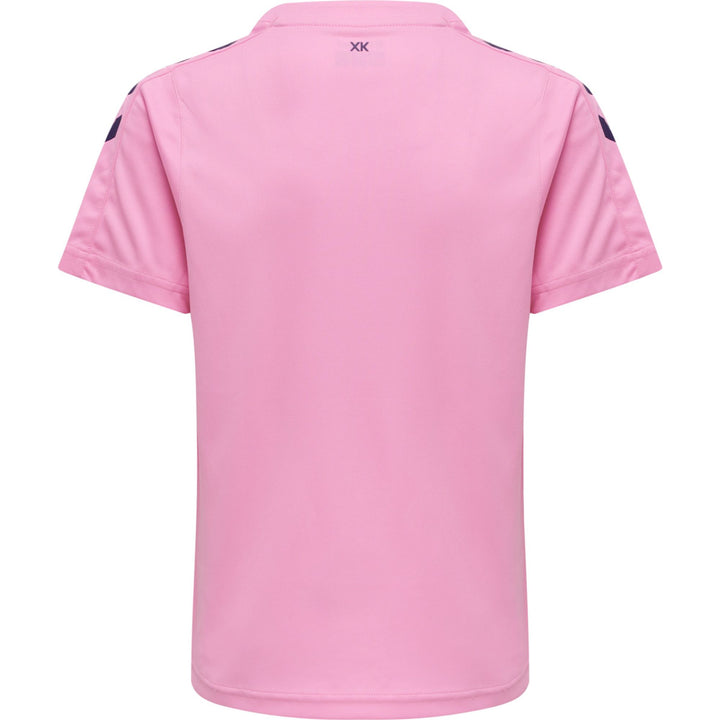 Hummel Hmlcore Xk Striped Jersey Kids S/S - cotton candy/acai
