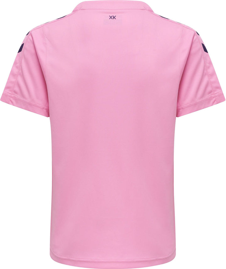 Hummel Hmlcore Xk Striped Jersey Kids S/S - cotton candy/acai