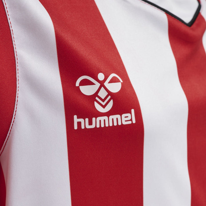 Hummel Hmlcore Xk Striped Jersey Kids S/S - true red/white