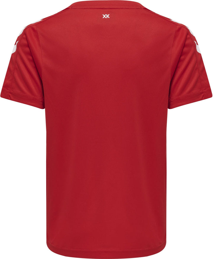 Hummel Hmlcore Xk Striped Jersey Kids S/S - true red/white