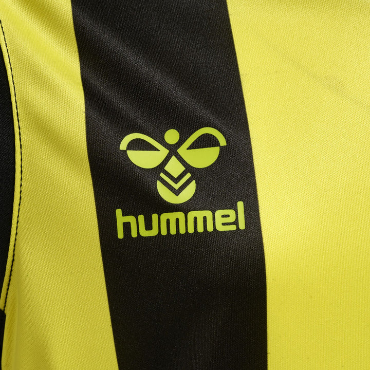Hummel Hmlcore Xk Striped Jersey Kids S/S - black/blazing yellow