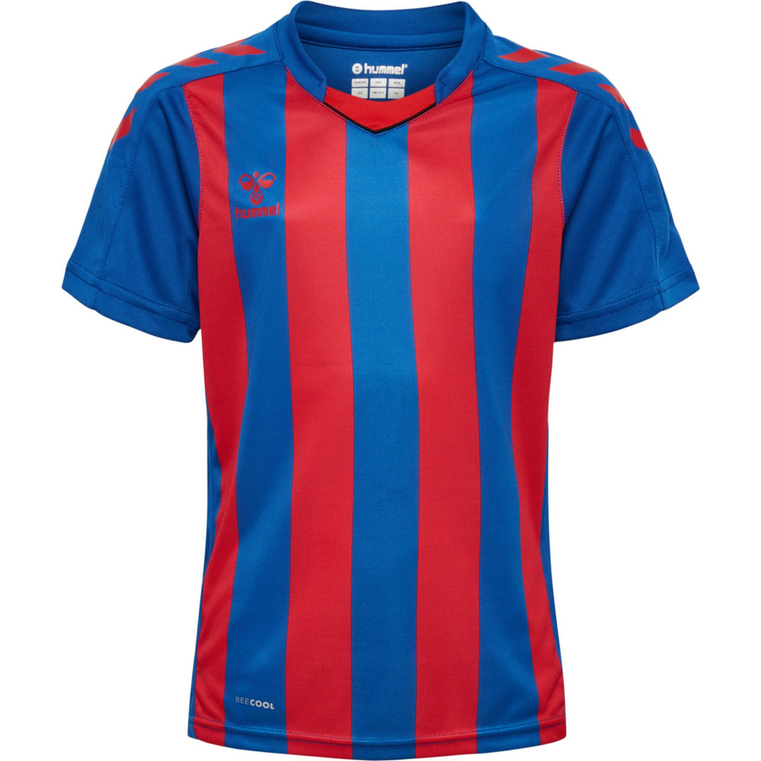 Hummel Hmlcore Xk Striped Jersey Kids S/S - true blue/true red