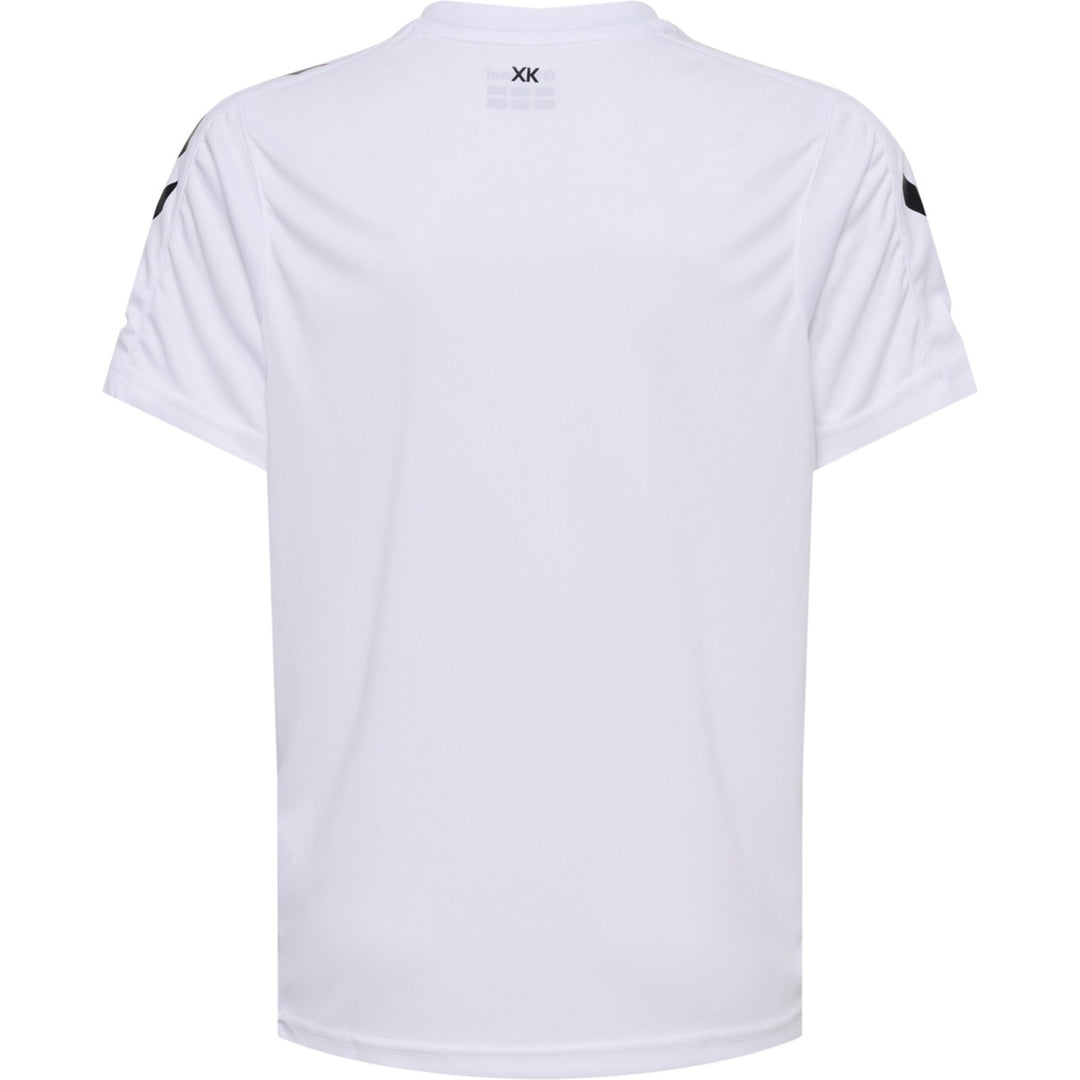 Hummel Hmlcore Xk Striped Jersey Kids S/S - white/black
