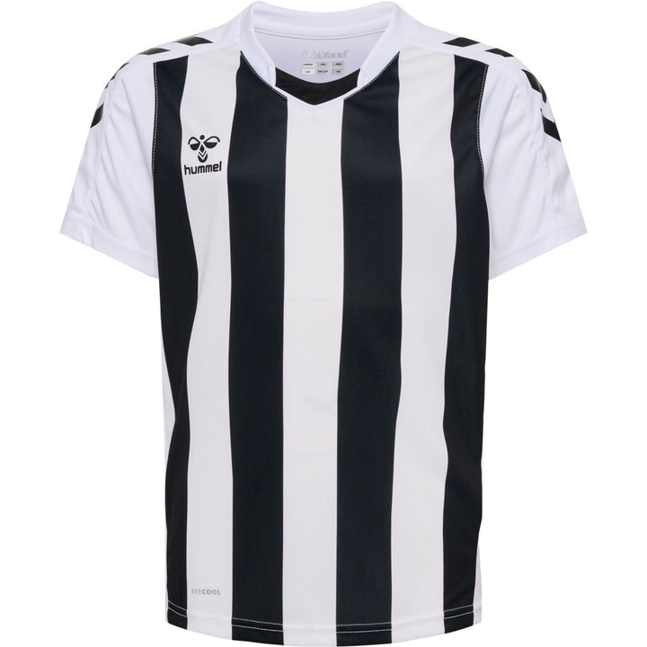 Hummel Hmlcore Xk Striped Jersey Kids S/S - white/black
