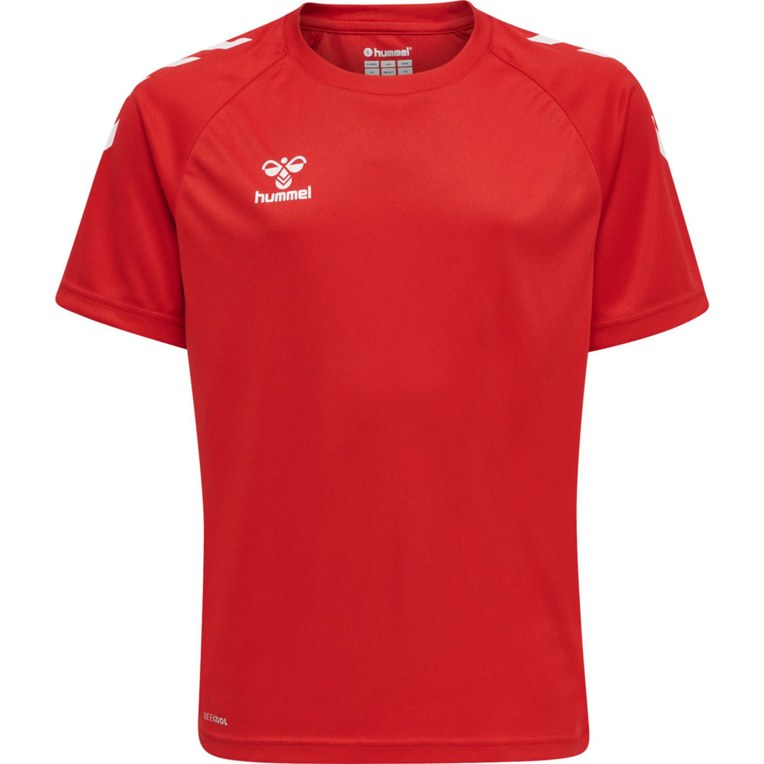 Hummel Hmlcore Xk Core Poly T-Shirt S/S Ki - true red