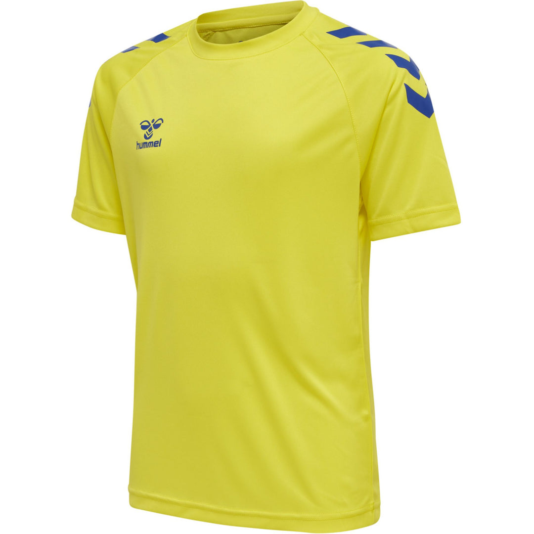 Hummel Hmlcore Xk Core Poly T-Shirt S/S Ki - blazing yellow/true blue