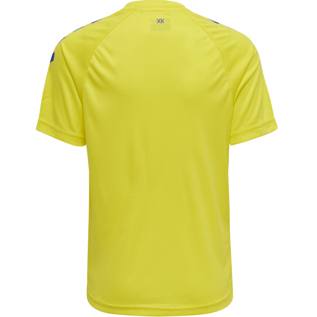 Hummel Hmlcore Xk Core Poly T-Shirt S/S Ki - blazing yellow/true blue