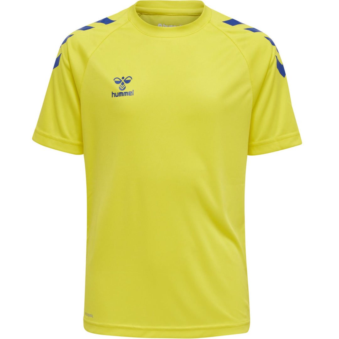 Hummel Hmlcore Xk Core Poly T-Shirt S/S Ki - blazing yellow/true blue