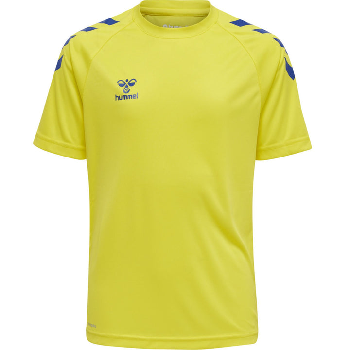 Hummel Hmlcore Xk Core Poly T-Shirt S/S Ki - blazing yellow/true blue